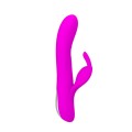 USB Silikon Rabbit Vibrator Klitoris G-Punkt Stimulator mit Vibration