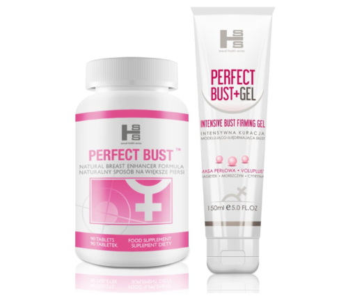 PERFECT BUST TABLETTEN + GEL GRÖßER & RÜNDER Brust 