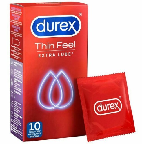 Durex Thin Feel Extra Lube, 10er Pack