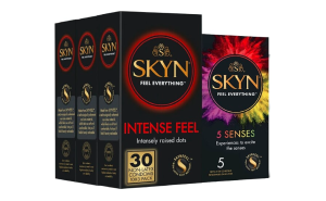 SKYN Intense Feel Latexfreie Kondome 30 Stk + GRATIS SKYN 5 Senses Latexfreie Kondome 5 Stk 