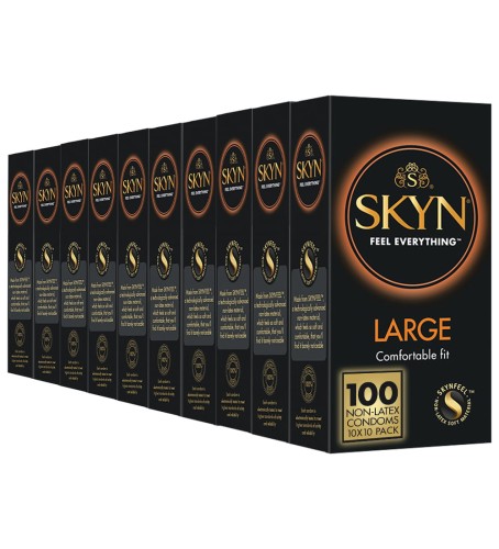 SKYN Large Latexfreie Kondome XXL 10x 10er Pack 100 Stk 