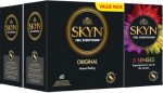 SKYN Original Latexfreie dünne Kondome 2 x 40 Pack + GRATIS Skyn 5 Senses 5 Stk.