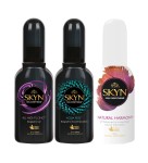 SKYN Gleítmitteln All Night Long 80 ml + Aqua Feel 80ml + Natural Harmony 80ml