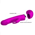 Silikon Vibrator mit Klitorisstimulator Rabbitvibrator Vibrationsmodi