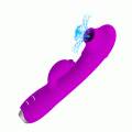Silikon Vibrator mit Saugfunktion Klitoris und G-Punkt Stimulator