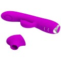 Silikon Vibrator mit Saugfunktion Klitoris und G-Punkt Stimulator