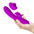 Silikon Vibrator mit Saugfunktion Klitoris und G-Punkt Stimulator