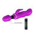 Rabbitvibrator mit praller G-Punkt-Spitze Vibrationsmodi Stimulation