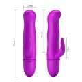 Rabbitvibrator mit praller G-Punkt-Spitze Vibrationsmodi Stimulation