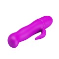 Rabbitvibrator mit praller G-Punkt-Spitze Vibrationsmodi Stimulation