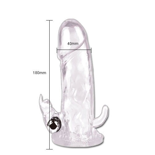 Penis Hülle Brave Man Penisverlängerung mit Vibration