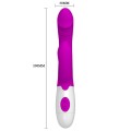 Rabbit Silikon Vibrator für Sie Klitoris und G-punkt Sextoy für Frauen