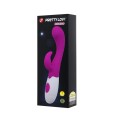 Vibrator mit Klitorisstimulator Rabbitvibrator für Klitoris G - Punkt