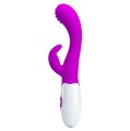 Vibrator mit Klitorisstimulator Rabbitvibrator für Klitoris G - Punkt