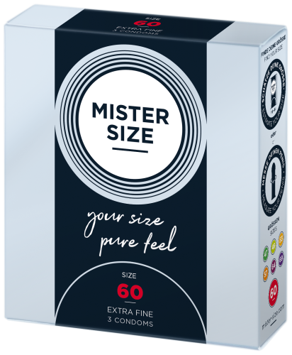 MISTER SIZE 60 – extra fein, 3er Pack