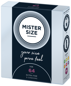 MISTER SIZE 64– extra fein, 3er Pack