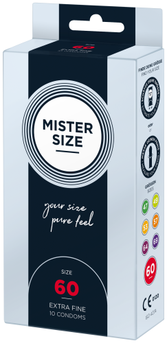MISTER SIZE 60 – extra fein, 10er Pack