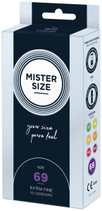 MISTER SIZE 69 – extra fein, 10er Pack
