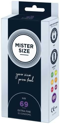 MISTER SIZE 69 – extra fein, 10er Pack