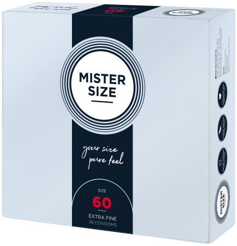 MISTER SIZE 60 – extra fein, 36er Pack