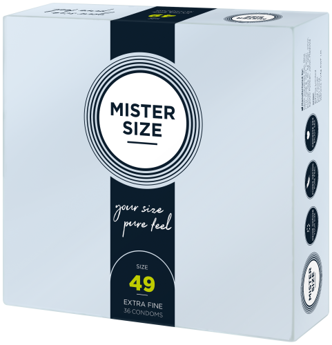 MISTER SIZE 49 – extra fein, 36er Pack