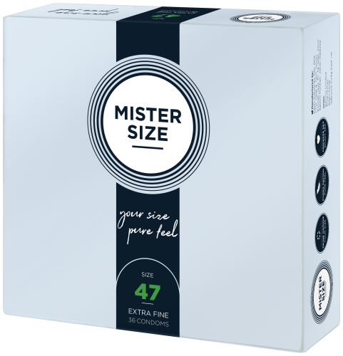 MISTER SIZE 47 – extra fein, 36er Pack