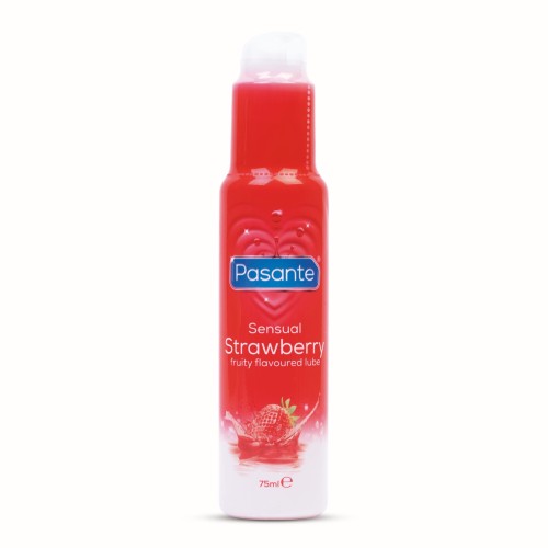 Pasante Sensual Strawberry Gleit- und Erlebnisgel, mit Erdbeeraroma 75 ml