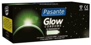 Pasante Glow Leuchtkondome, leuchtet in der Nacht, 144 Stk 