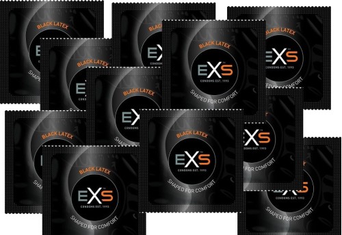 EXS Black Latex Schwarze Kondome 100 Stück