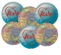 EXS Love Heart Valentinstag-Kondome Rundfolien 500 Stück