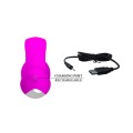 USB Silikon Rabbit Vibrator Klitoris G-Punkt Stimulator mit Vibration